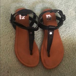 Black sandals